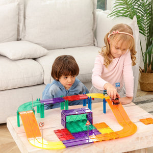 [GB] 52 PCS MAG-Car Track Toy