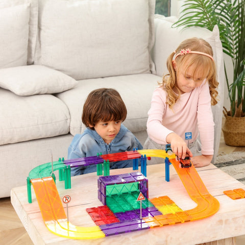 MNTL 52 PCS MAG-Car Track Toy
