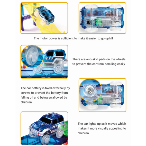 [GB] 52 PCS MAG-Car Track Toy