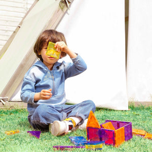 MNTL 62 PCS Basic Teaching AIDS Series Magnetic Tiles