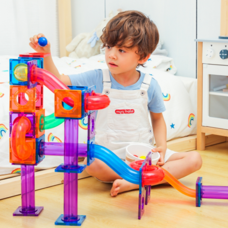 MNTL 100 PCS MAG-Marble Run Toy