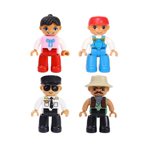 MNTL 4 Pcs Mag Figure Toy