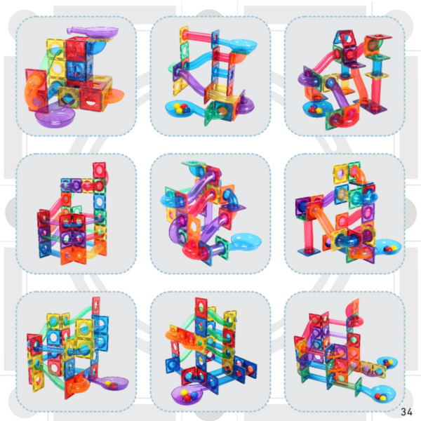 [PO] MNTL 100 PCS MAG-Marble Run Toy