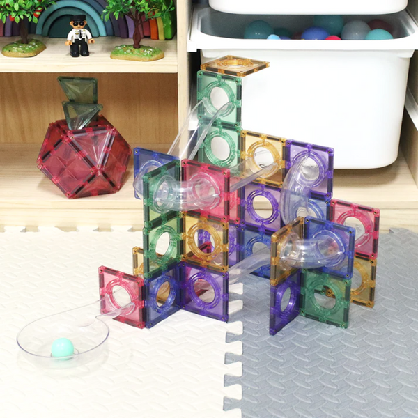 [GB] 80 PCS Pastel Mag-Marble Run
