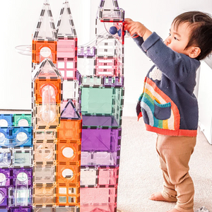 [GB] 80 PCS Pastel Mag-Marble Run