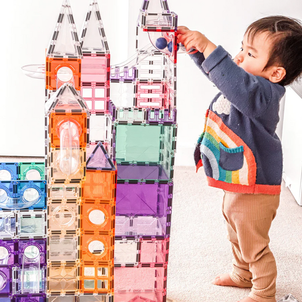[GB] 80 PCS Pastel Mag-Marble Run