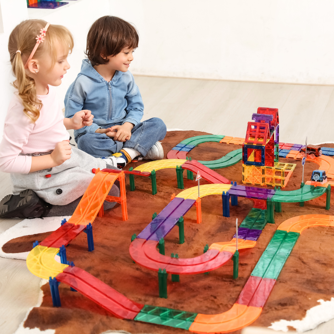 MNTL 108 PCS Mag-Car Track