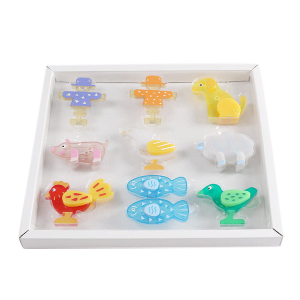 [GB] 10PCS Farm Animals Figures Set