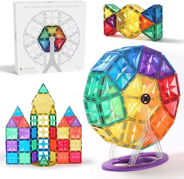 MNTL 46 PCS Ferris Wheel Magnetic Tiles