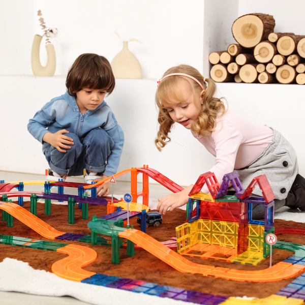 MNTL 108 PCS Mag-Car Track