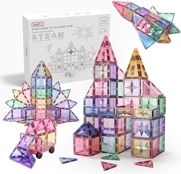 [GB] 108 PCS Dream Castle Series Magnetic Tiles