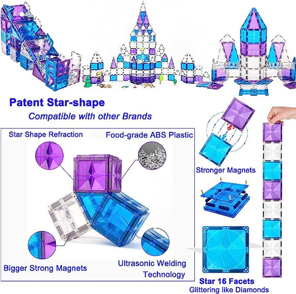 MNTL 120 PCS Ice Set Magnetic Tiles (Frozen Theme)