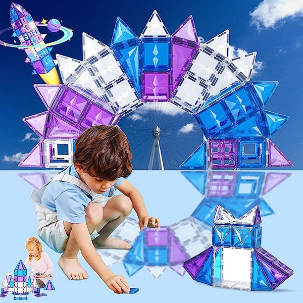MNTL 120 PCS Ice Set Magnetic Tiles (Frozen Theme)