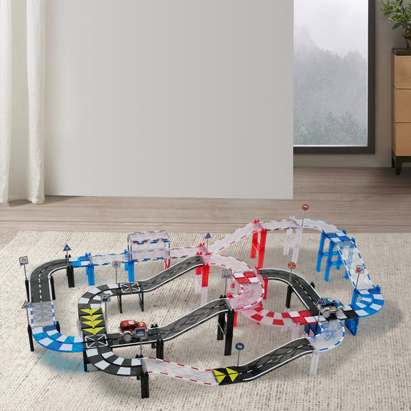 [NEW] MNTL 72pcs Mag-Car Racing Track Series