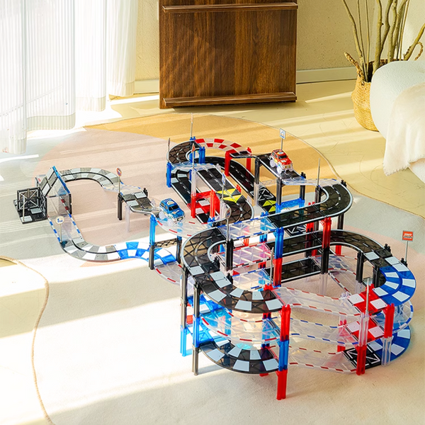 [GB] 72 pcs Mag-Car Racing Track Series