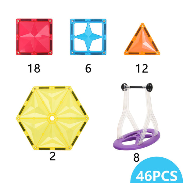 MNTL 46 PCS Ferris Wheel Magnetic Tiles