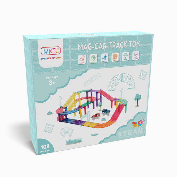 [GB] 108 PCS Mag-Car Track