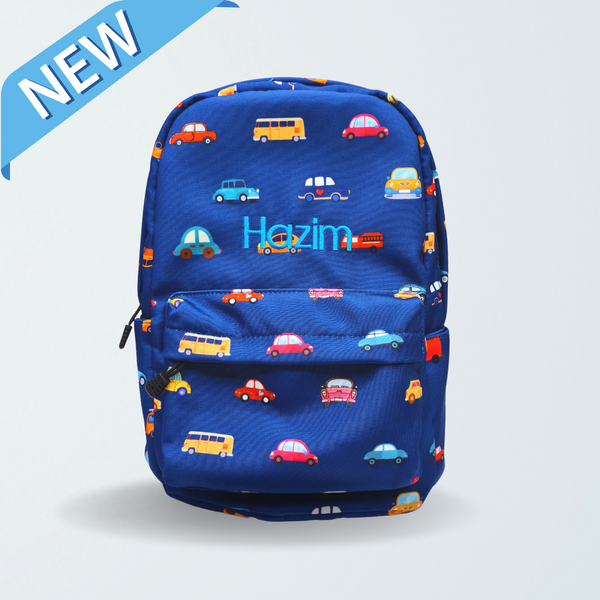 Little Vehicles Personalised Backpack