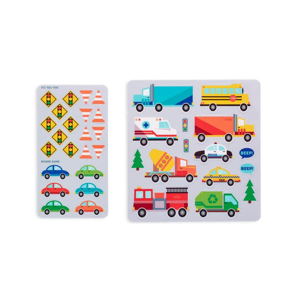 OOLY Working Wheels Play Again Activity Kit & Matching Puzzle Bundle