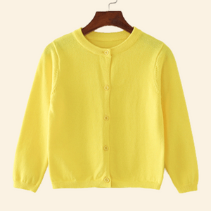 [PO] Basic Button Front Cotton Cardigan (12 Colours)