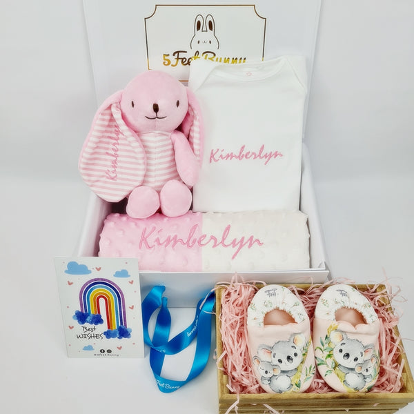 Classic Precious Baby Gift Set & Musical Floral Box