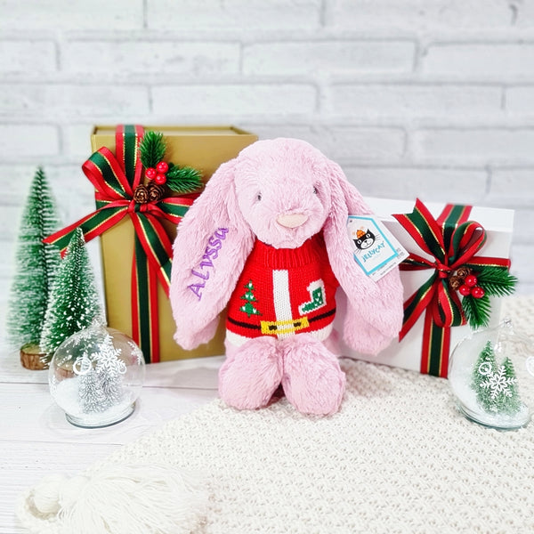 [PO] Christmas Edition - Personalised Jellycat Bunny