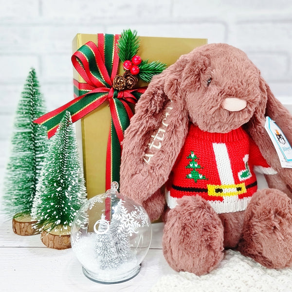 [PO] Christmas Edition - Personalised Jellycat Bunny
