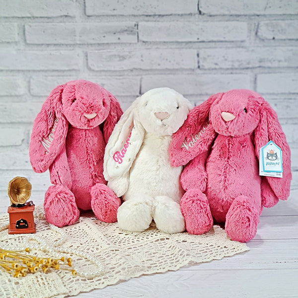 Jellycat Bunny Luxe Comfort Gift Set & Musical Floral Box