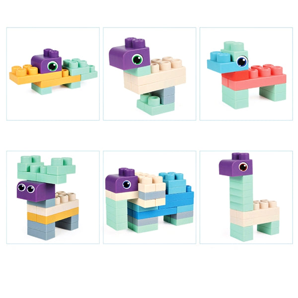 40pc Silicone Mega Building Blocks Set