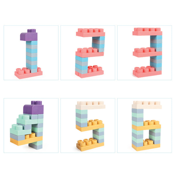 40pc Silicone Mega Building Blocks Set