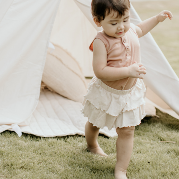 Organic Cotton Ruffle Skirt