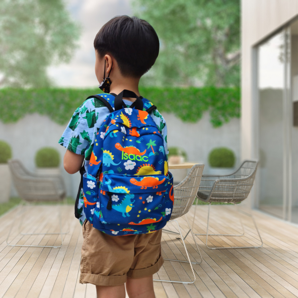 Dino World Personalised Backpack