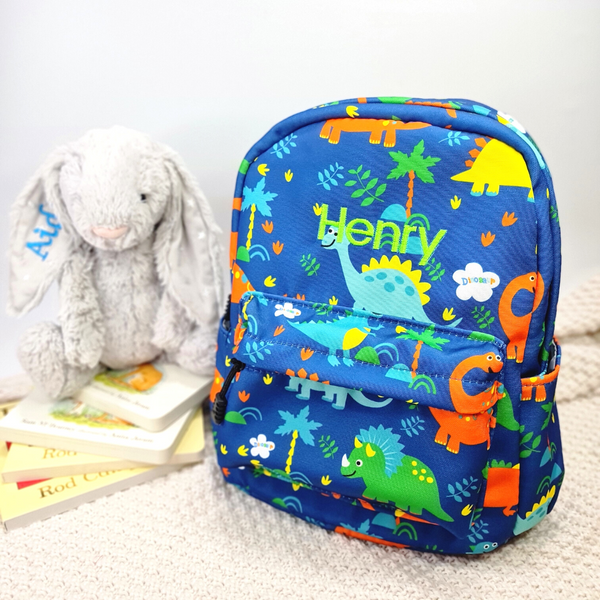 Dino World Personalised Backpack