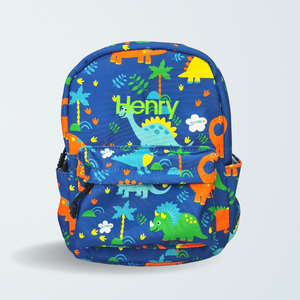 Dino World Personalised Backpack