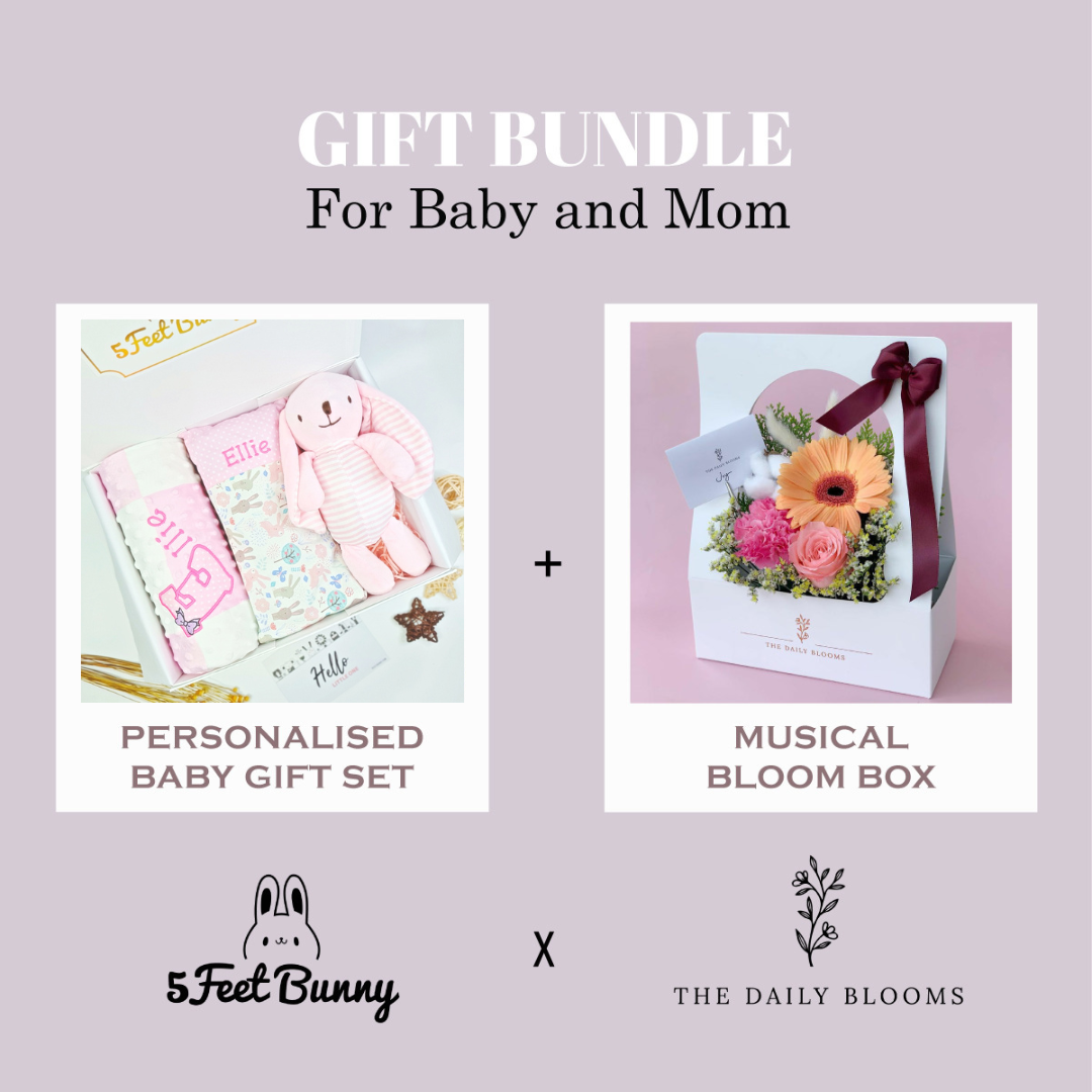 Bedtime Essentials Gift Set & Musical Floral Box