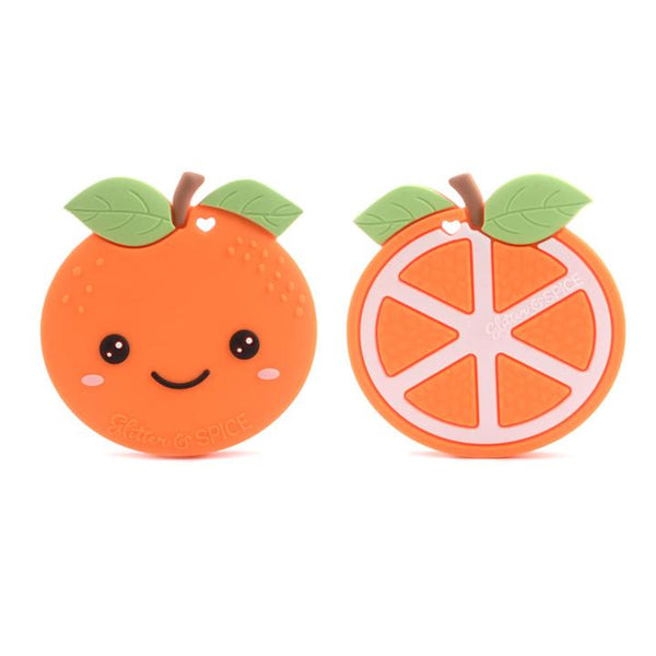 Orange Teether Clip Set