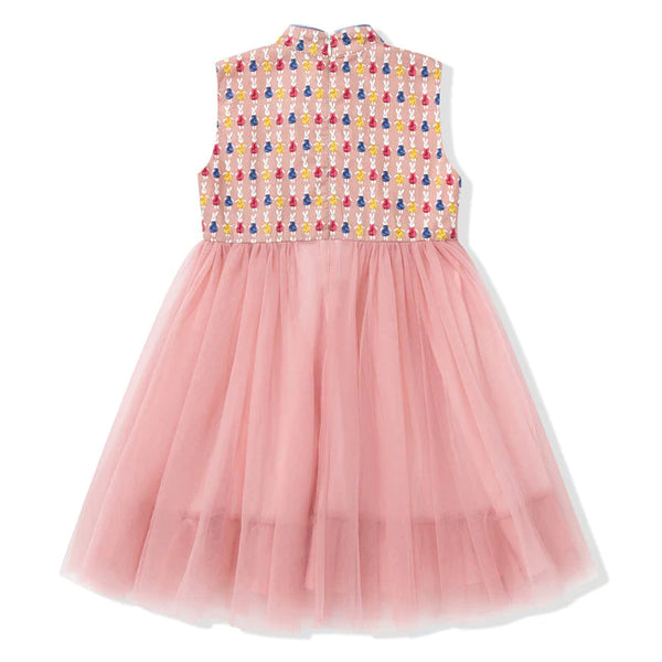 Coco Bunny Oriental Tulle Dress - Size 120 & 130
