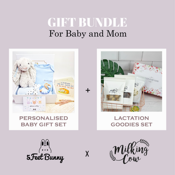 Jellycat Bunny Luxe Comfort Gift Set & Lactation Goodies Set