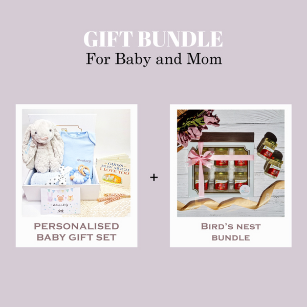 Jellycat Bunny Luxe Comfort Gift Set & Bird's Nest Bundle