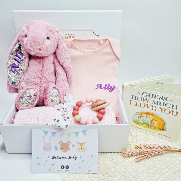 Jellycat Bunny Luxe Comfort Gift Set & Lactation Cookies