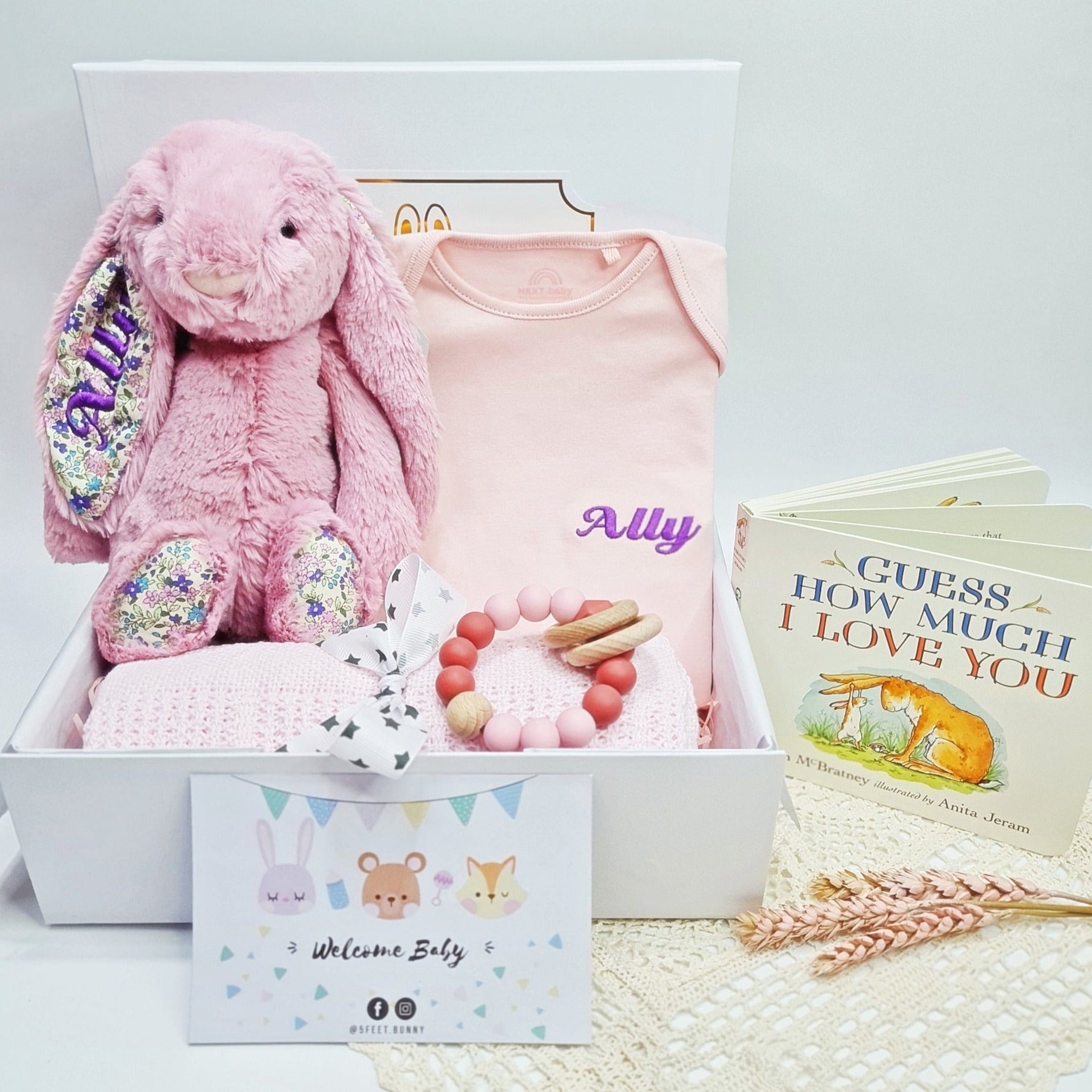 Jellycat Bunny Luxe Comfort Gift Set