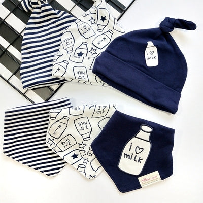 [PO] Baby Beanie & Bib Set (10 Designs)