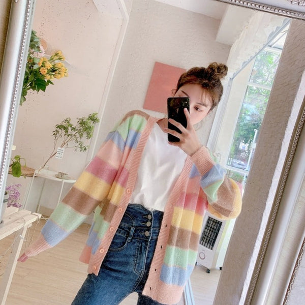 [PO] Kate Rainbow Mini Me Jumper/ Cardigan
