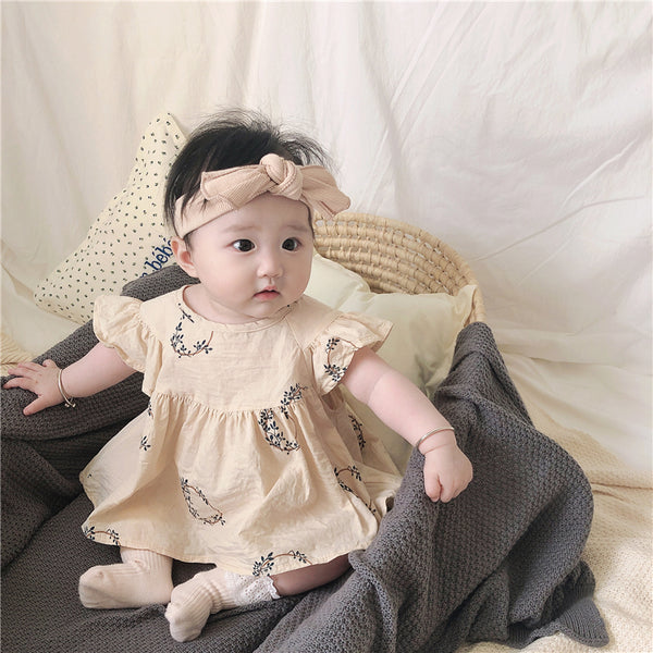 Grecia Leaf Crown Baby 2 Piece Set