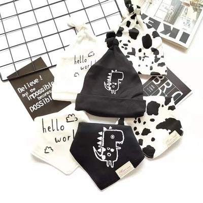 [PO] Baby Beanie & Bib Set (10 Designs)