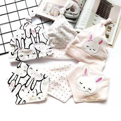 [PO] Baby Beanie & Bib Set (10 Designs)