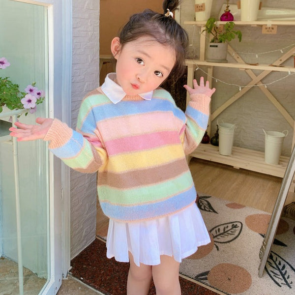 [PO] Kate Rainbow Mini Me Jumper/ Cardigan