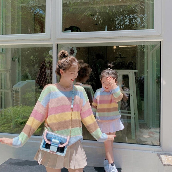 [PO] Kate Rainbow Mini Me Jumper/ Cardigan