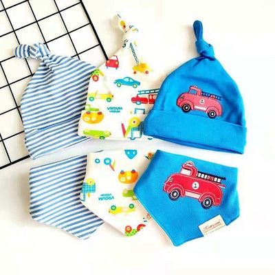 [PO] Baby Beanie & Bib Set (10 Designs)