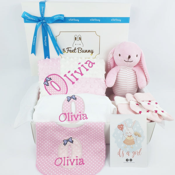 Hello Baby Gift Set & Musical Floral Box